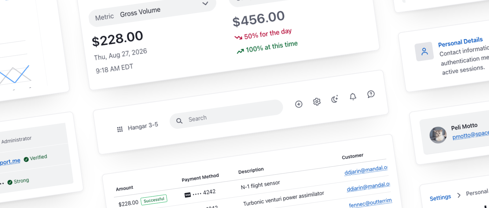 A collage of ready-made app, blog, and ecommerce pages